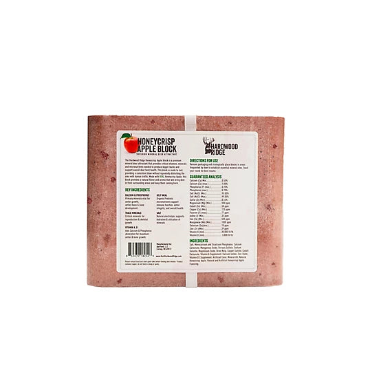 Hardwood Ridge 20 lb. Honeycrisp Apple Deer Attractant Mineral Block (FREE SHIPPING)