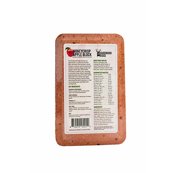 Hardwood Ridge 4 lb. Honeycrisp Apple Deer Attractant Mineral Block