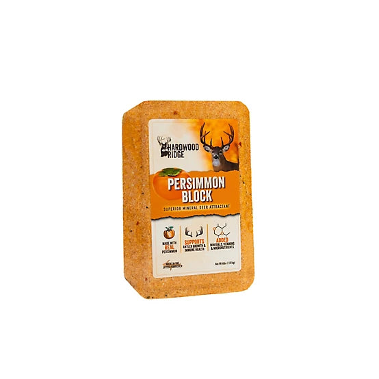 Hardwood Ridge 4 lb. Persimmon Deer Attractant Mineral Block (FREE SHIPPING)