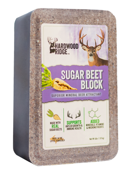 Hardwood Ridge 4 lb. Sugar Beet Deer Attractant Mineral Block (FREE SHIPPING)